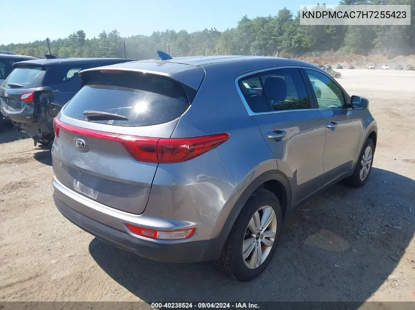 KNDPMCAC7H7255423 2017 Kia Sportage Lx