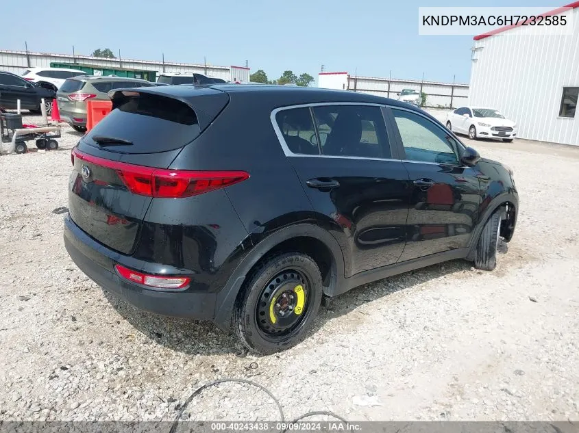 KNDPM3AC6H7232585 2017 Kia Sportage Lx