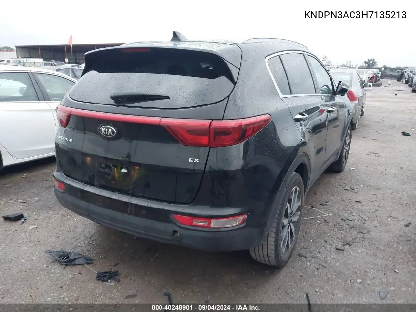 KNDPN3AC3H7135213 2017 Kia Sportage Ex