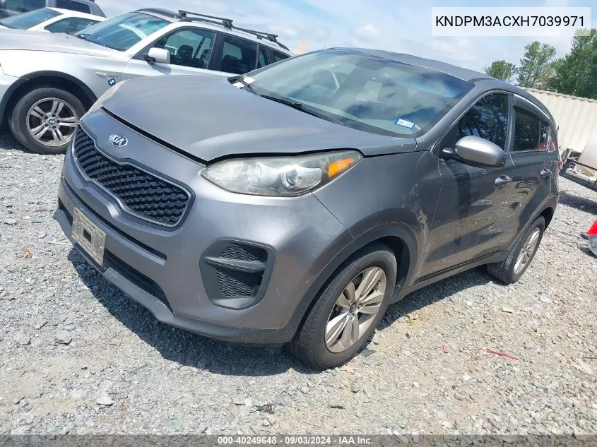 KNDPM3ACXH7039971 2017 Kia Sportage Lx