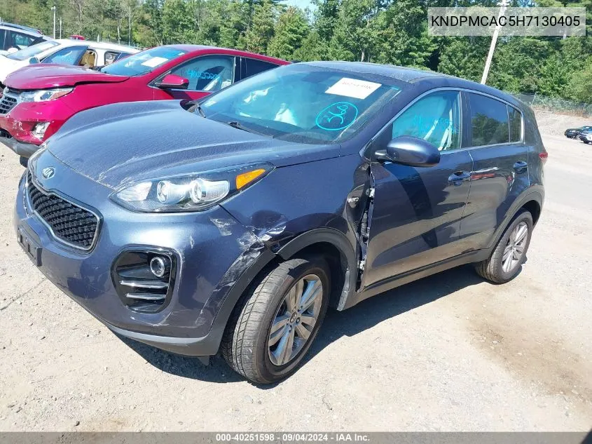 KNDPMCAC5H7130405 2017 Kia Sportage Lx