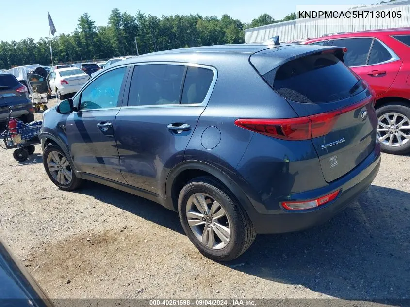 KNDPMCAC5H7130405 2017 Kia Sportage Lx