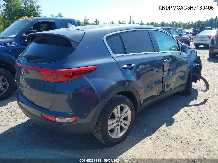 KNDPMCAC5H7130405 2017 Kia Sportage Lx