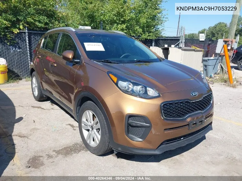 2017 Kia Sportage Lx VIN: KNDPM3AC9H7053229 Lot: 40264346