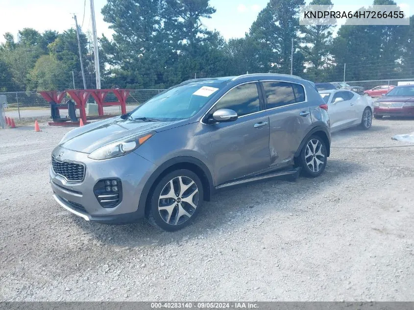 KNDPR3A64H7266455 2017 Kia Sportage Sx Turbo