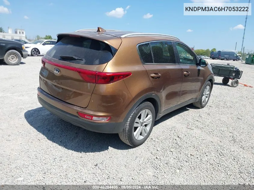 KNDPM3AC6H7053222 2017 Kia Sportage Lx