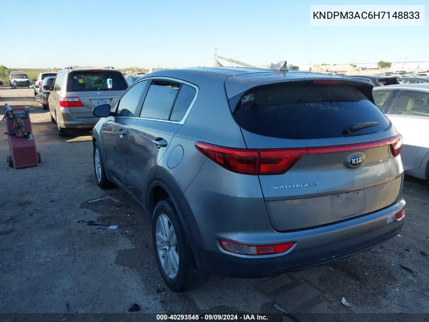 KNDPM3AC6H7148833 2017 Kia Sportage Lx