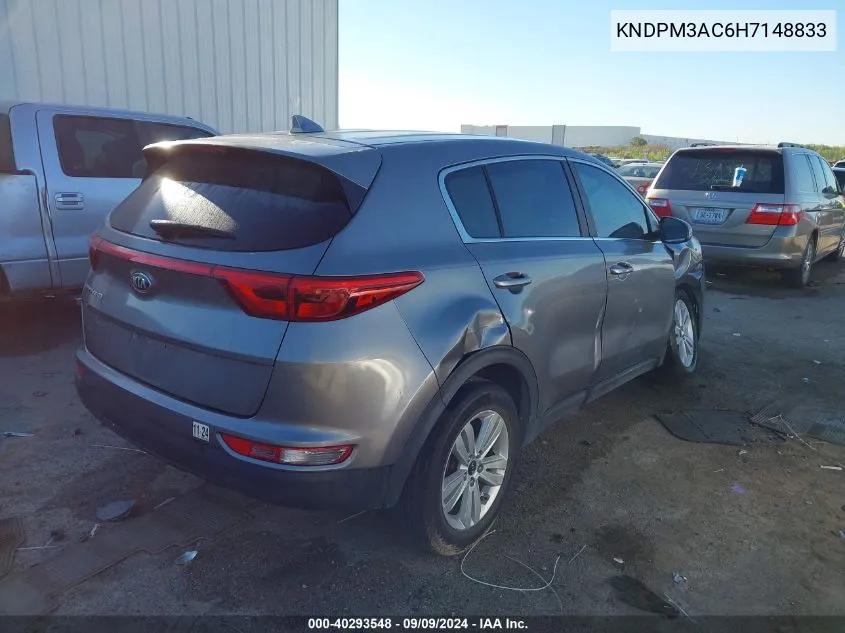 KNDPM3AC6H7148833 2017 Kia Sportage Lx