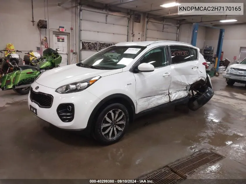 KNDPMCAC2H7170165 2017 Kia Sportage Lx