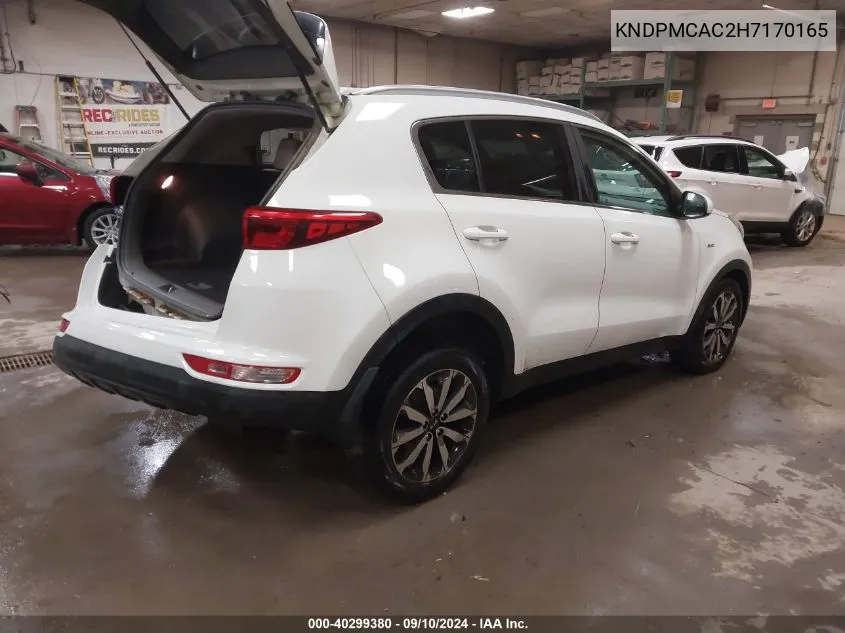 KNDPMCAC2H7170165 2017 Kia Sportage Lx