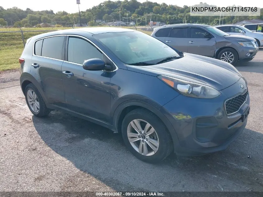 2017 Kia Sportage Lx VIN: KNDPM3AC6H7145768 Lot: 40302067