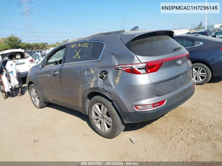 KNDPMCAC1H7296145 2017 Kia Sportage Lx