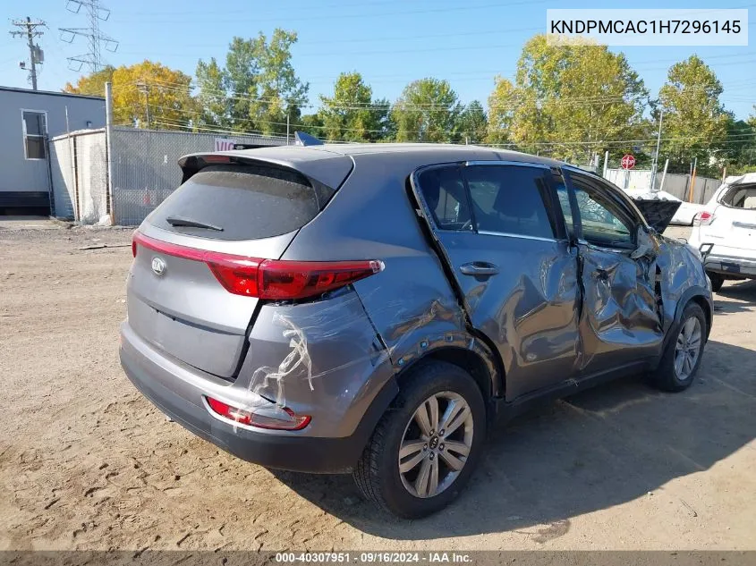 KNDPMCAC1H7296145 2017 Kia Sportage Lx