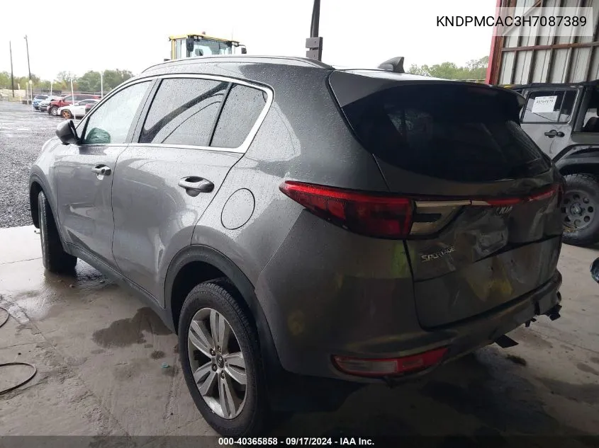 KNDPMCAC3H7087389 2017 Kia Sportage Lx