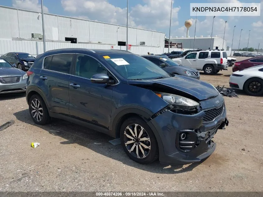 KNDPN3AC4H7178054 2017 Kia Sportage Ex