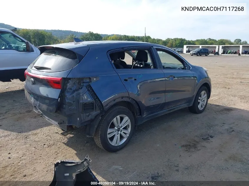 KNDPMCAC0H7117268 2017 Kia Sportage Lx