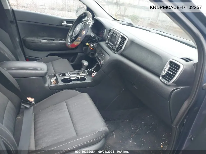 KNDPMCAC8H7102257 2017 Kia Sportage Lx