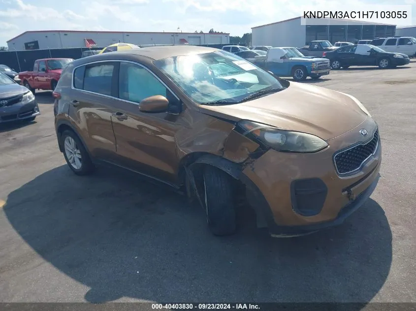 KNDPM3AC1H7103055 2017 Kia Sportage Lx