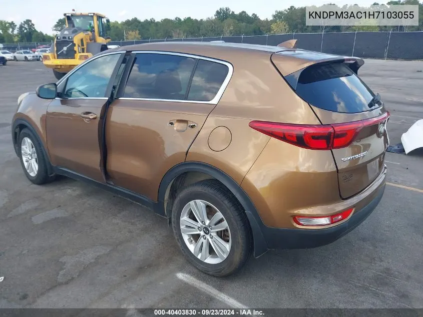 2017 Kia Sportage Lx VIN: KNDPM3AC1H7103055 Lot: 40403830