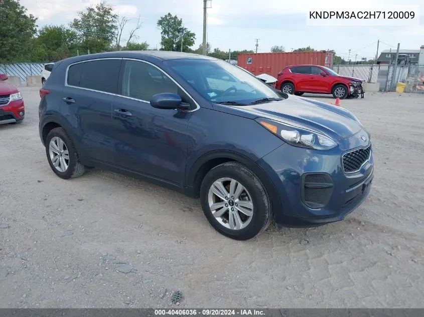 KNDPM3AC2H7120009 2017 Kia Sportage Lx