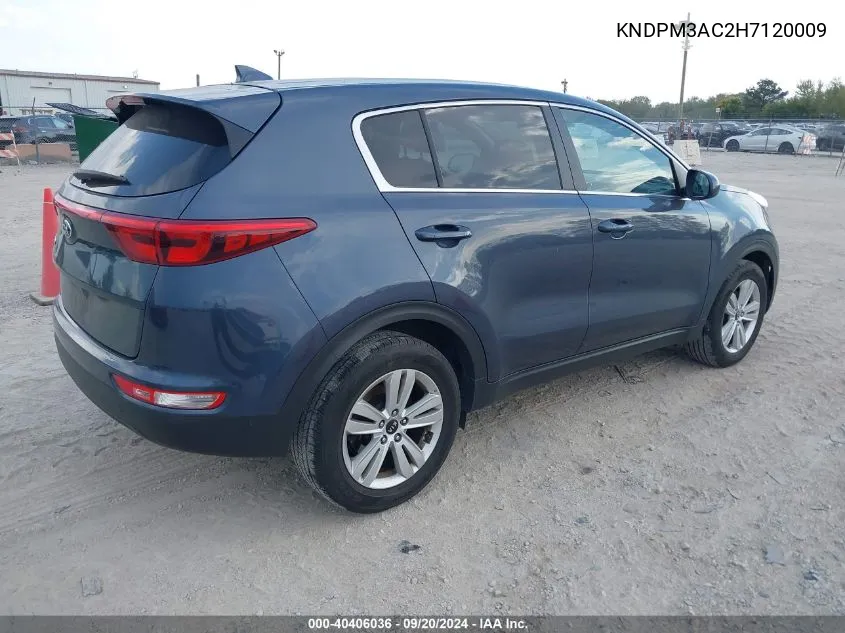 KNDPM3AC2H7120009 2017 Kia Sportage Lx