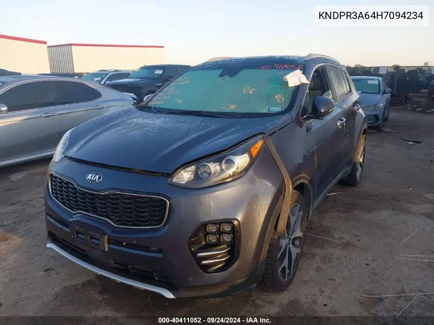 KNDPR3A64H7094234 2017 Kia Sportage Sx