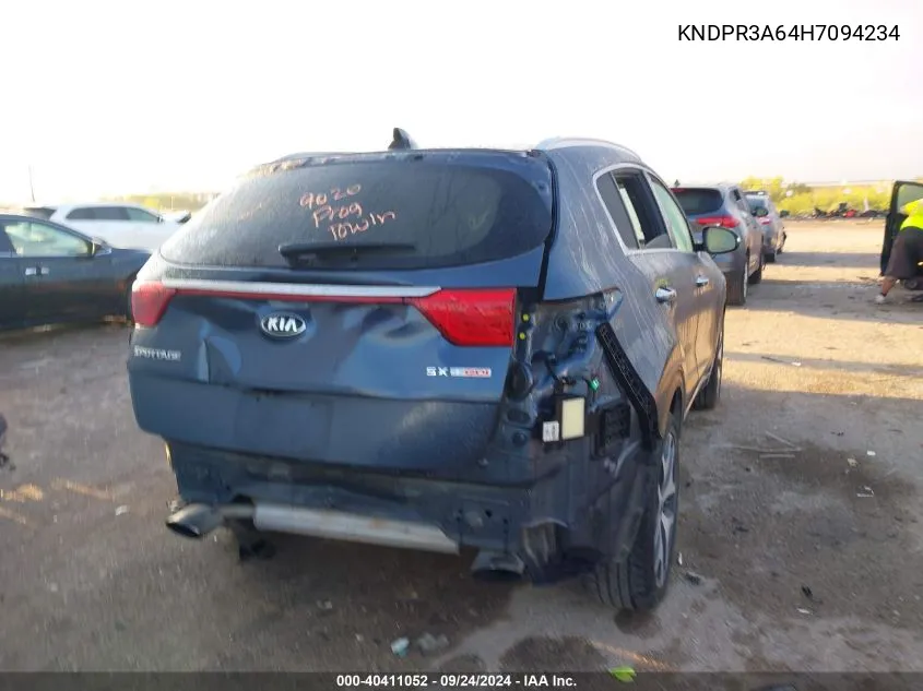 KNDPR3A64H7094234 2017 Kia Sportage Sx