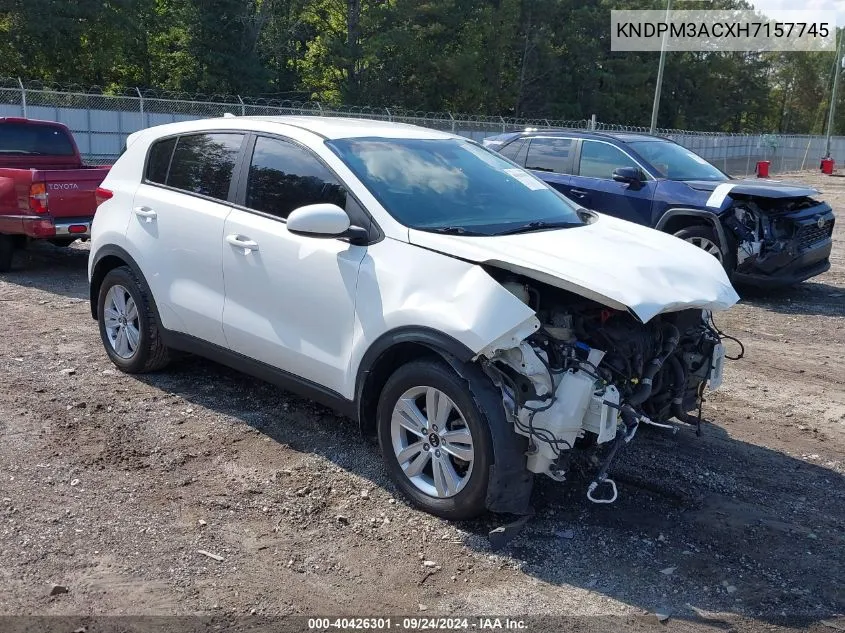 KNDPM3ACXH7157745 2017 Kia Sportage Lx