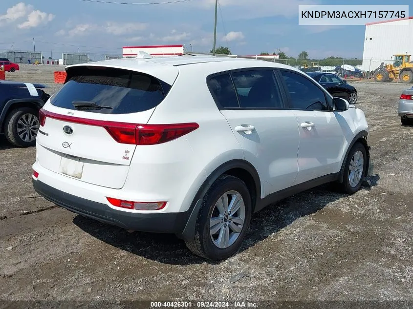 KNDPM3ACXH7157745 2017 Kia Sportage Lx