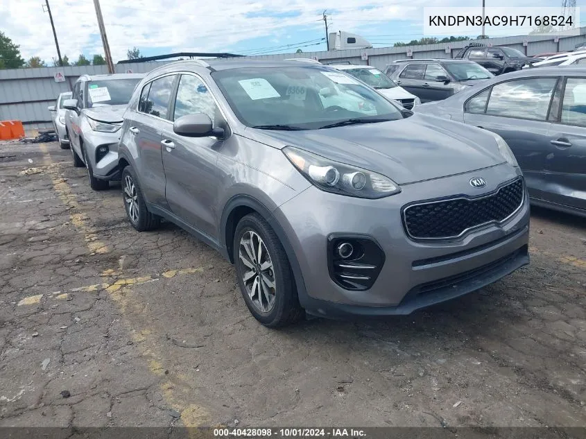 2017 Kia Sportage Ex VIN: KNDPN3AC9H7168524 Lot: 40428098