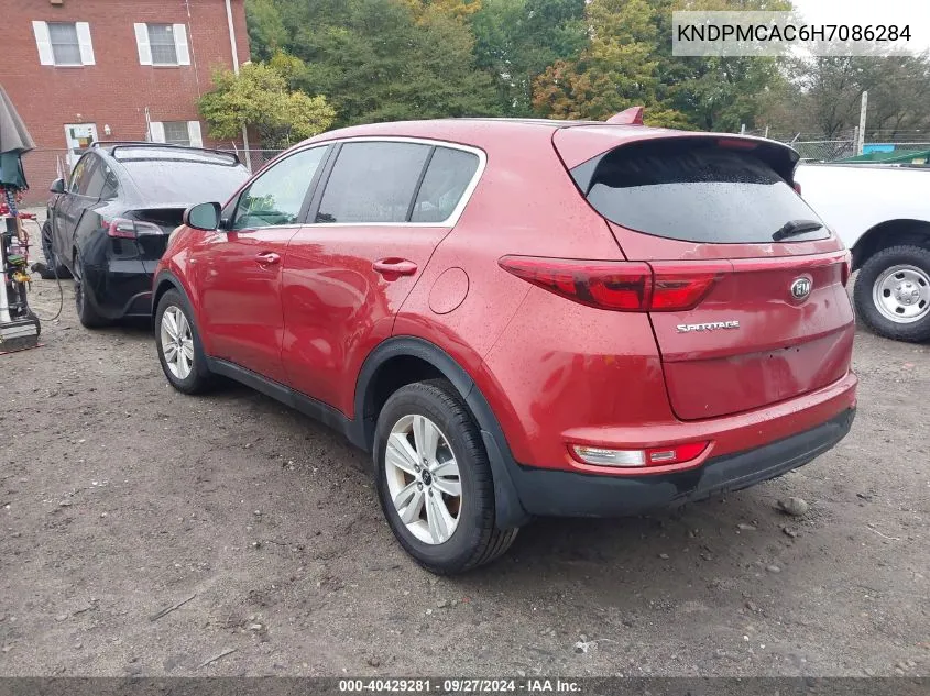 2017 Kia Sportage Lx VIN: KNDPMCAC6H7086284 Lot: 40429281