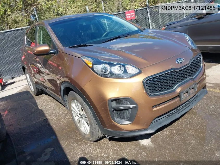 KNDPM3AC8H7121486 2017 Kia Sportage Lx