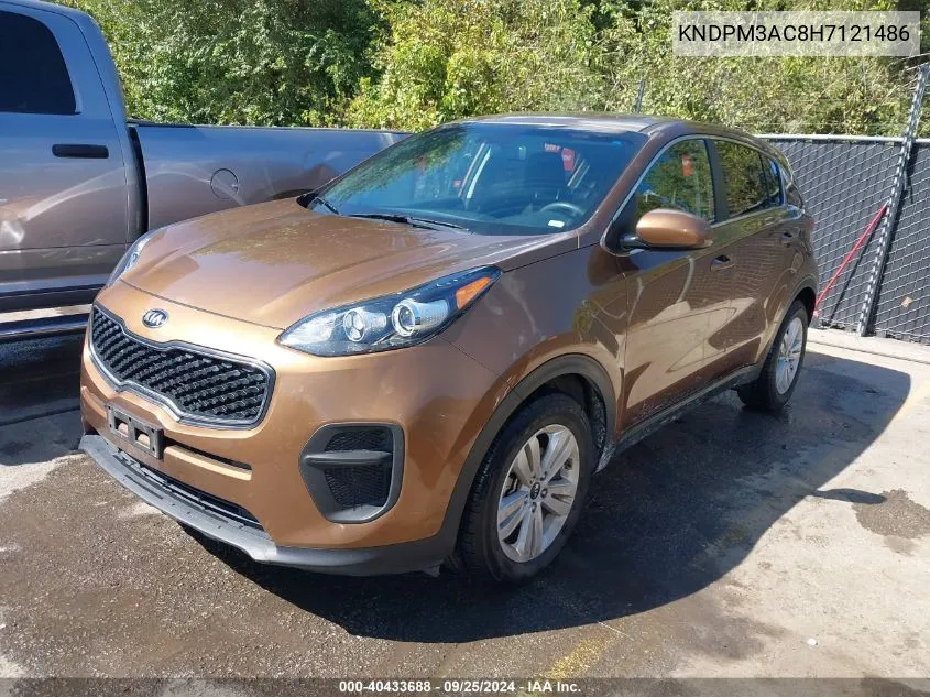 KNDPM3AC8H7121486 2017 Kia Sportage Lx