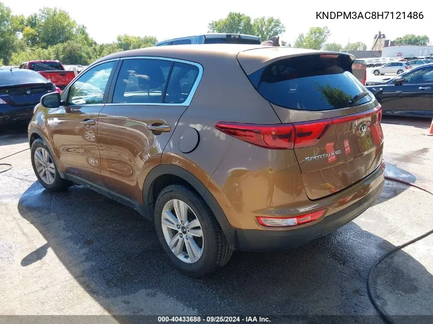 KNDPM3AC8H7121486 2017 Kia Sportage Lx