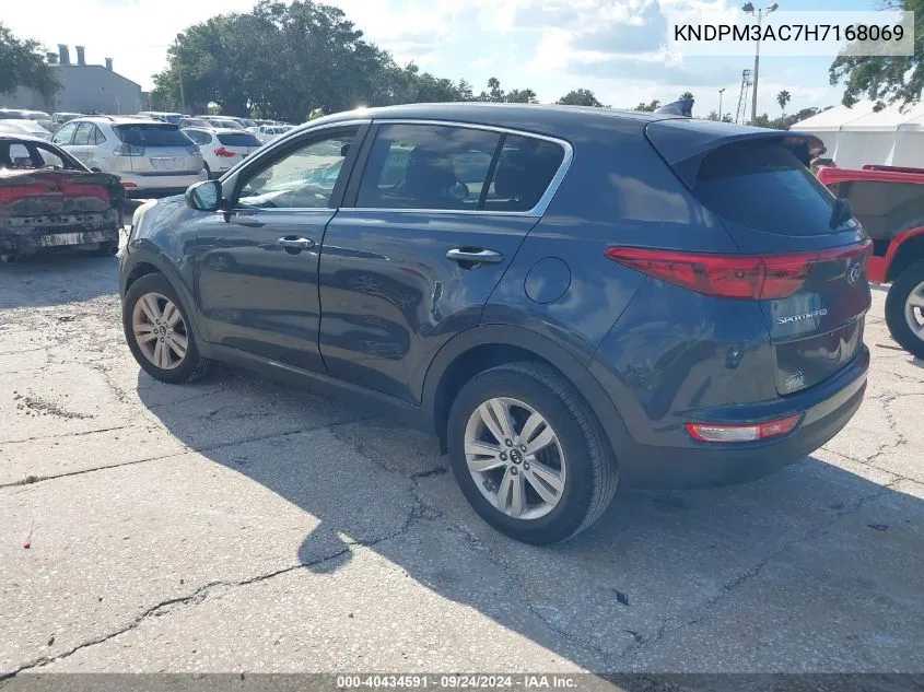 2017 Kia Sportage Lx VIN: KNDPM3AC7H7168069 Lot: 40434591