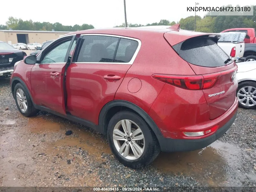 KNDPM3AC6H7213180 2017 Kia Sportage Lx