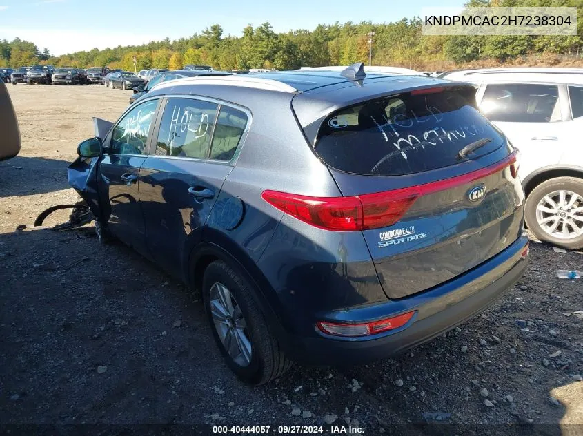 2017 Kia Sportage Lx VIN: KNDPMCAC2H7238304 Lot: 40444057