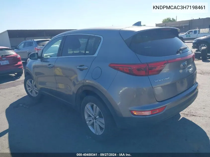 KNDPMCAC3H7198461 2017 Kia Sportage Lx