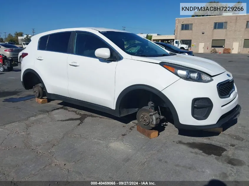 2017 Kia Sportage Lx VIN: KNDPM3AC8H7229266 Lot: 40708117