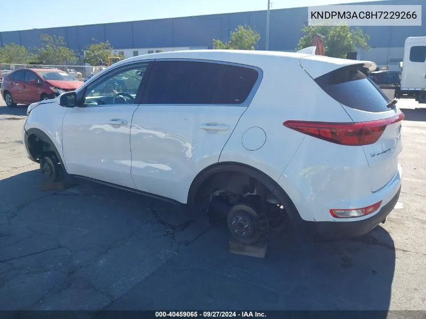 KNDPM3AC8H7229266 2017 Kia Sportage Lx