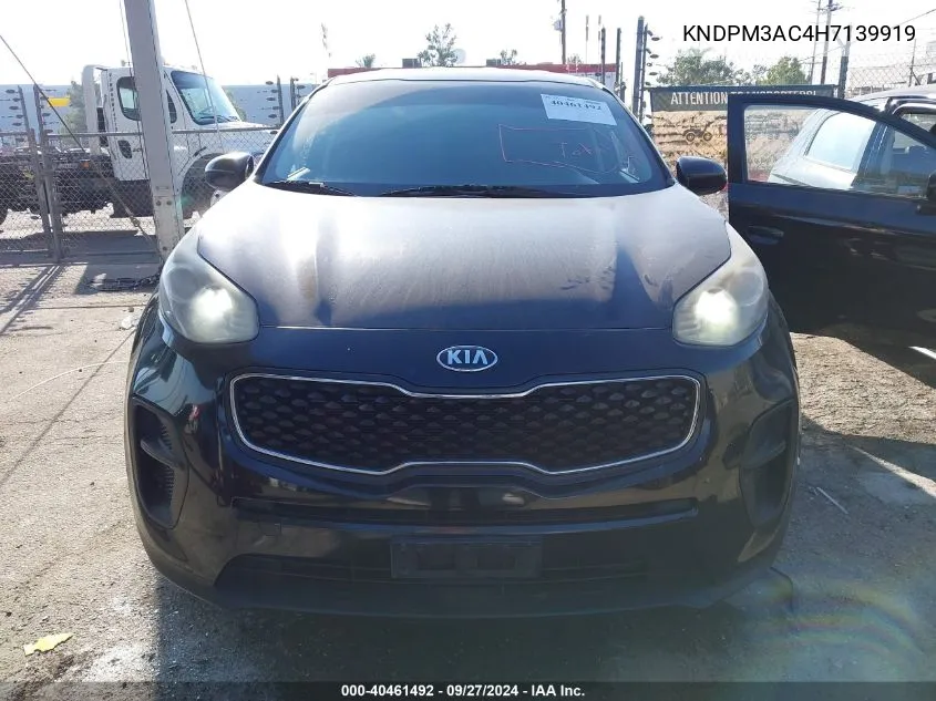 KNDPM3AC4H7139919 2017 Kia Sportage Lx