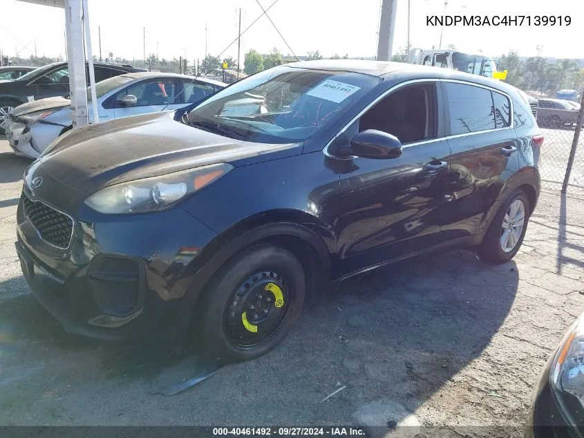 KNDPM3AC4H7139919 2017 Kia Sportage Lx