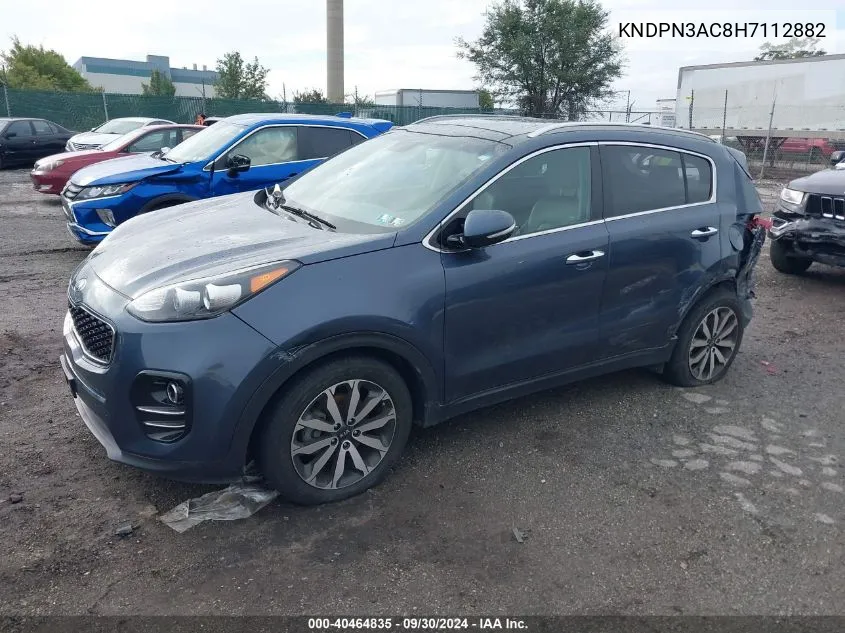 2017 Kia Sportage Ex VIN: KNDPN3AC8H7112882 Lot: 40464835