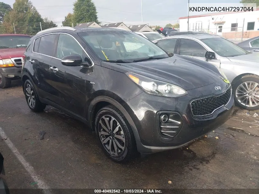 2017 Kia Sportage Ex VIN: KNDPNCAC4H7297044 Lot: 40492542