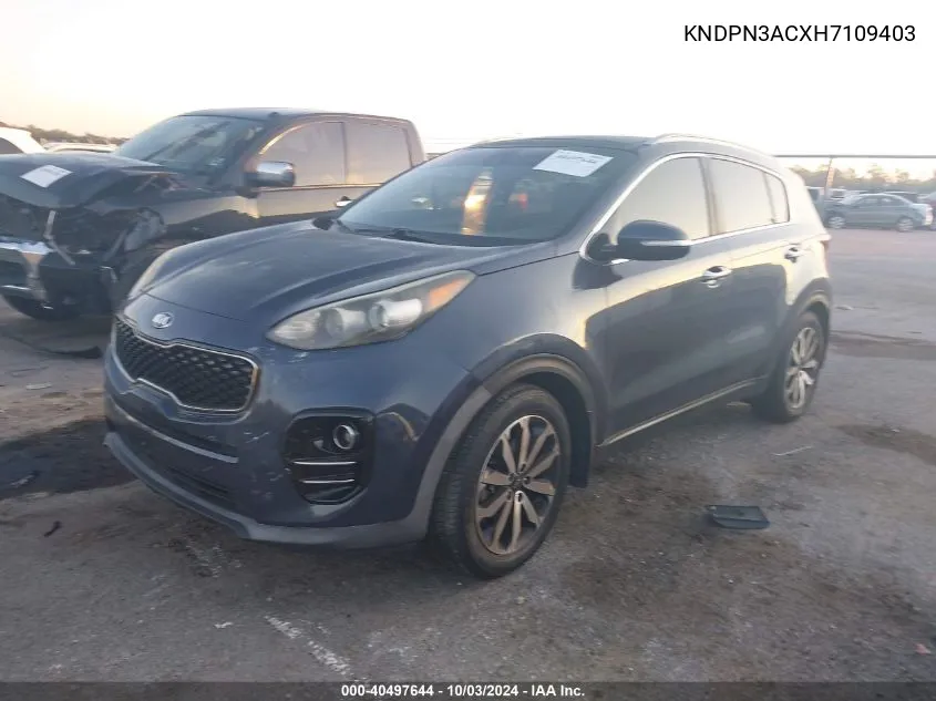 KNDPN3ACXH7109403 2017 Kia Sportage Ex