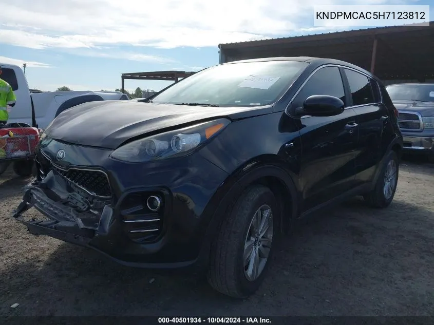 KNDPMCAC5H7123812 2017 Kia Sportage Lx