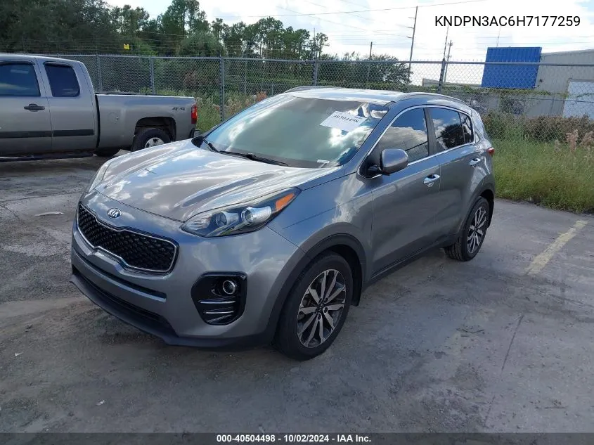 KNDPN3AC6H7177259 2017 Kia Sportage Ex