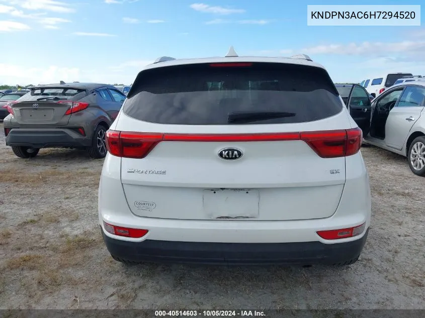 KNDPN3AC6H7294520 2017 Kia Sportage Ex