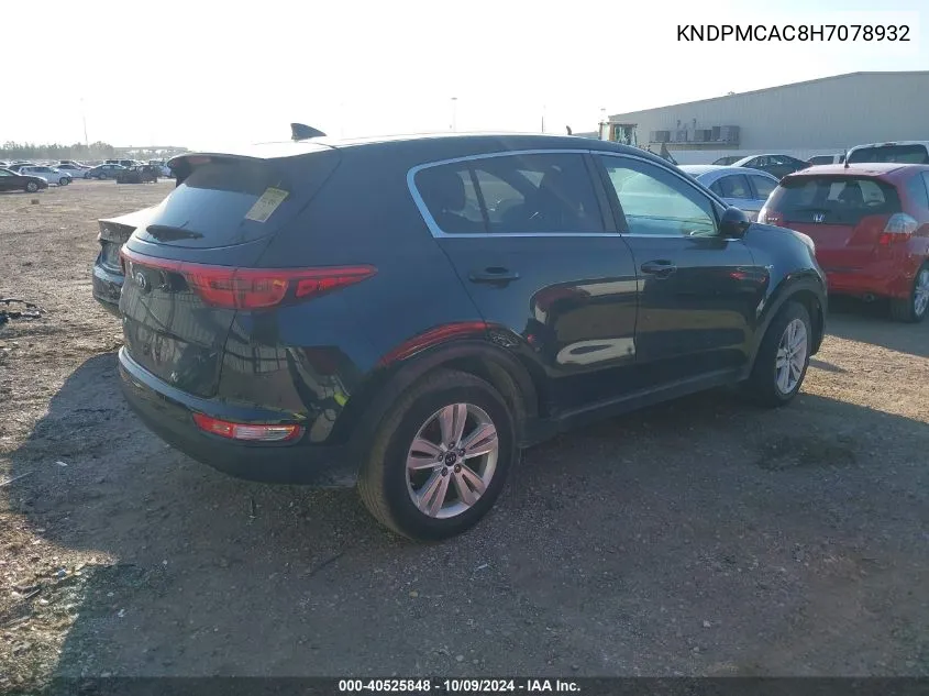 KNDPMCAC8H7078932 2017 Kia Sportage Lx