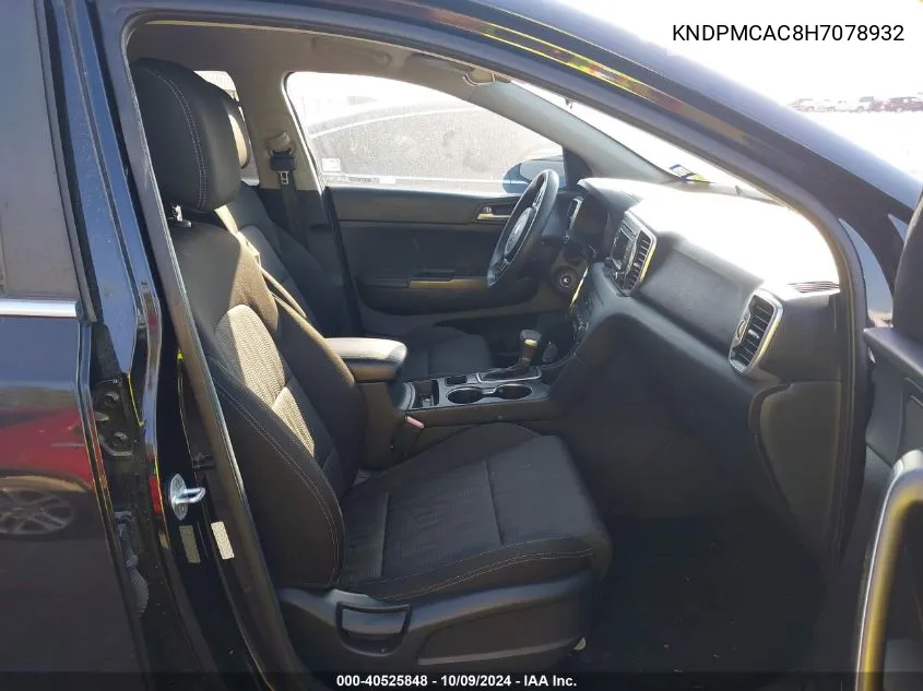 KNDPMCAC8H7078932 2017 Kia Sportage Lx